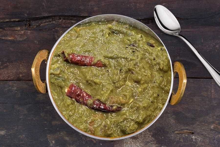 Enjoy Authentic Nepali Taste With Karkala Ko Tarkari Taro Leaf Curry